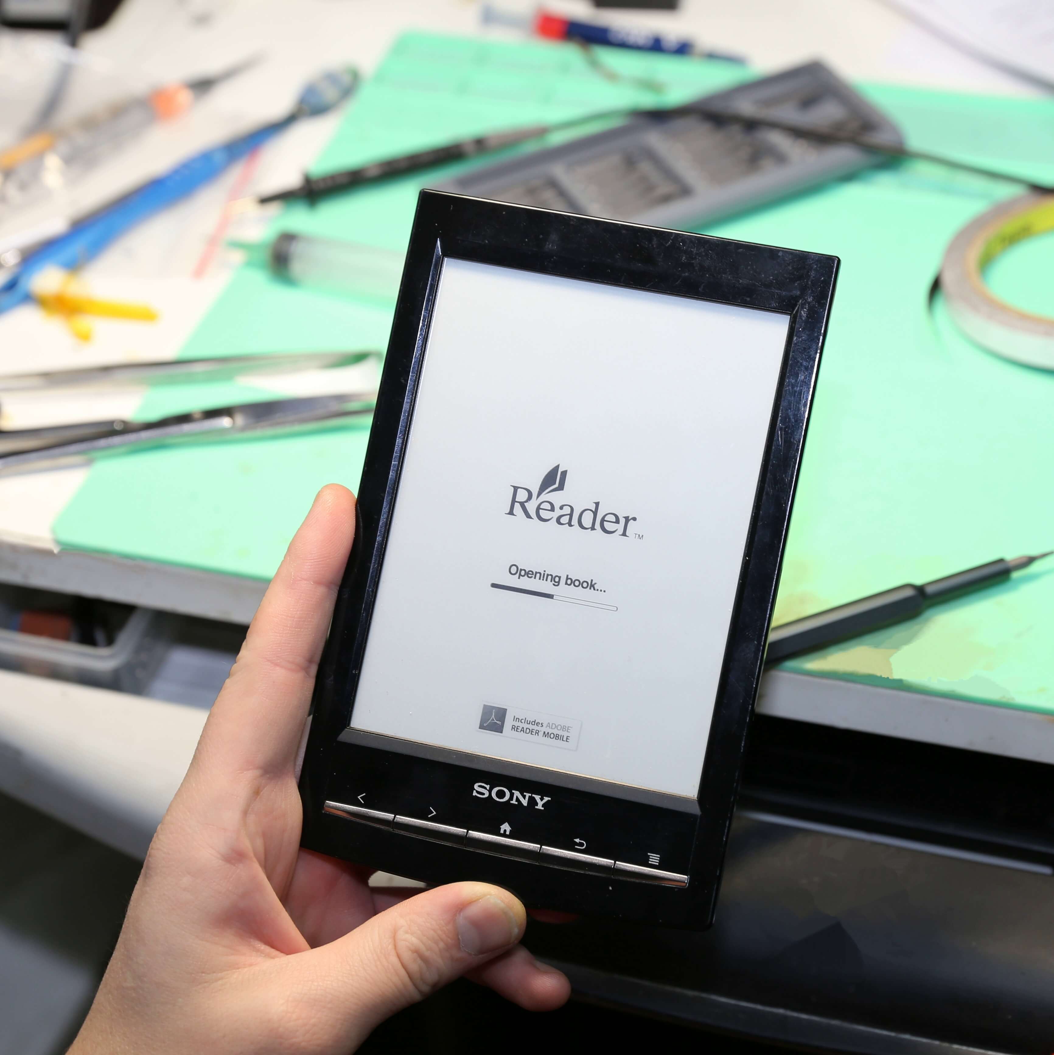 Электронная книга Sony prs t1 после ремонта